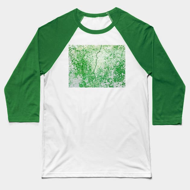 weathered wall Baseball T-Shirt by psychoshadow